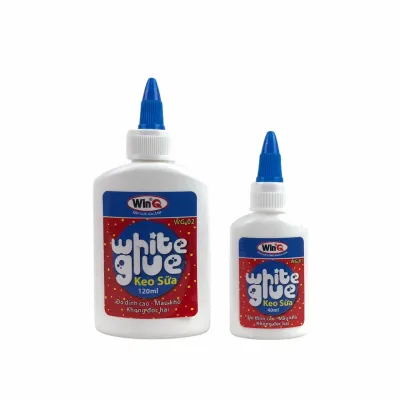 Keo Sữa WinQ Đa Năng - Dán Giấy Vải Gỗ (40ml - 120ml)