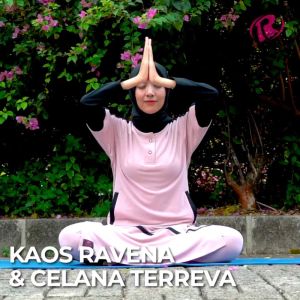 Rocella Baju Olahraga Wanita Muslimah Dewasa Hijab Lengan Panjang Atasan Kaos Bawahan Celana