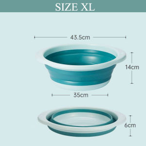 กะละมัง กะละมังพับได้ กะละมังซิลิโคนอเนกประสงค์ กะละมังล้างผัก และ ซักผ้า ตั้งแคมป์ กาละมัง แบบพกพาสะดวก🛒❤️