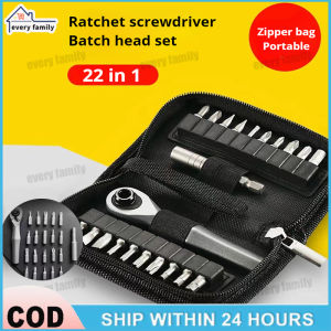 22-piece portable ratchet wrench set
