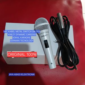 H38 SUPER KTV MIC KABEL KREZT ORI 100% METAL SWITCH ON OFF DYNAMIC CARDOID VOKAL KARAOKE GERMAN TECNOLOGY KABEL 4 METER DYNAMIC KARAOKE DYNAMIC DINAMIX DINAMIK EALSEM PRO DJ MC AUDIO SOUND SISTEM SYSTEM VOKAL VOCAL SULTAN MIK MIX MICROPHON MICROPHONE MIKR