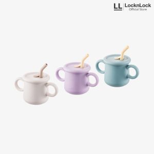 Little Luv by LocknLock Gelas Silikon Anak dengan Sedotan 200ml