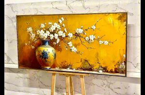 Tranh Bình Hoa Cổ Điển Tranh Canvas Tranh Tráng Gương Tranh Phòng Khách Tranh Phòng Ngủ