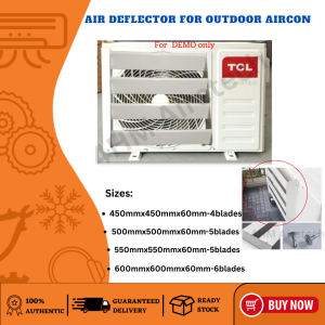 4HM Air Guide Deflector for Airconditioning 450mmx450mmx60mm 4 blades