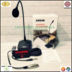 G486 MIC KABEL MEJA TABLE LEHER ANGSA CONDENSOR MIMBAR PODIUM KARAOKE LEGENDARY DYNAMIC MIKROPON