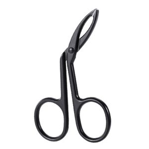 XUNJIE Slanted Stainless Steel Face Hair Removal Eyelash Clipper Epilating Tool Makeup Beauty Tools Straight Tip Tweezers Clip Eyebrow Tweezers Elbow Eyebrow Pliers Clip Hair Plucker Hairgripping