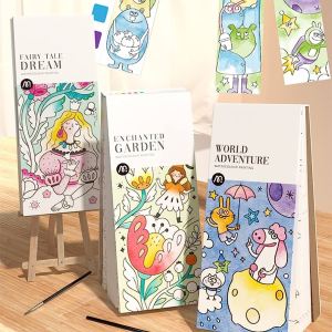 Buku Gambar Lukis Anak Cat Air Buku Cat Mewarnai Watercolour Painting Book - Ayodibeli