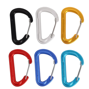 01 chiếc móc khoen khóa carabiner hợp kim nhôm cắm trại treo đồ thú cưng chịu tải đến 100 kg. móc treo dụng cụ. (Not for climbing)