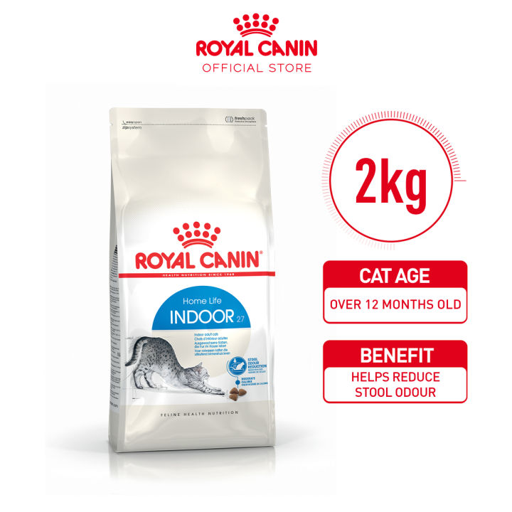 Royal Canin Indoor 27 (2kg) Adult Dry Cat Food - Feline Health Nutrition | Lazada Philippines