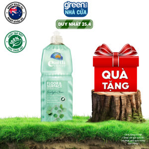 Nước lau sàn nhà gốc thực vật Earch Choice thơm tinh dầu bạch đàn lưu hương lâu dung tích 1L