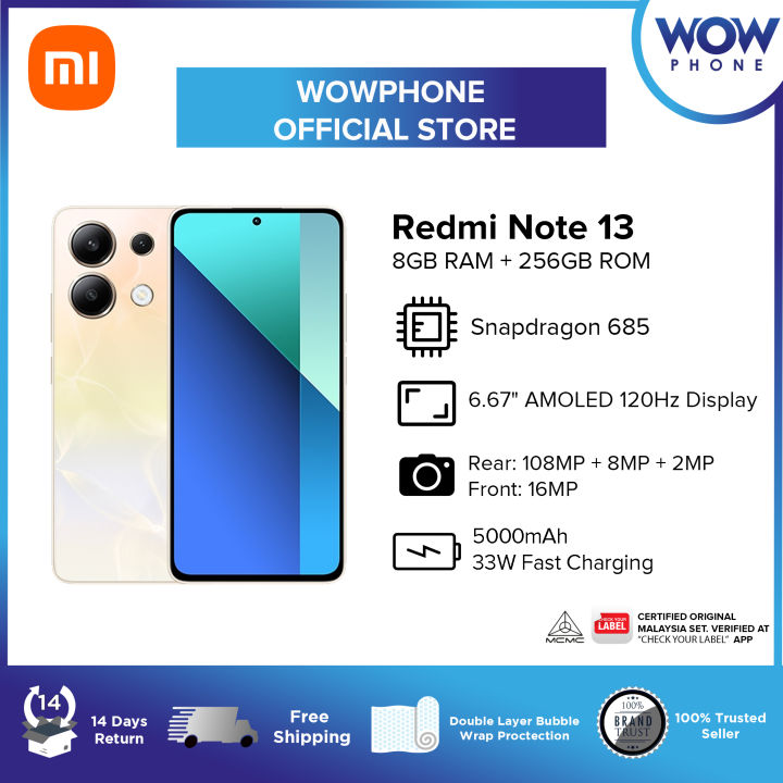 Redmi Note 13 4G [8GB RAM | 256GB ROM], 1 Year Warranty By Xiaomi ...