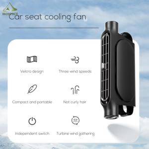 USB Car Headrest Cooling Air Fan 3 Speeds Adjustable Car Seat Cooling Fan Car Neck Cooler for Front Rear Seat Passenger