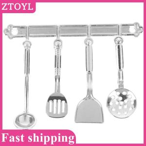 ZTOYL💝 5Pcs set 1:12 Kitchen Dollhouse Miniature Cookware Tools Dollhouse Accessories
