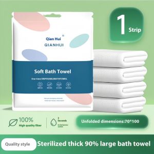 Khăn tắm mềm dùng một lần cao cấp Khăn du lịch thấm dày dùng cho khách sạn