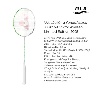 (CHÍNH HÃNG) Vợt Cầu Lông Yonex Astrox 100ZZ VA Limited 2025