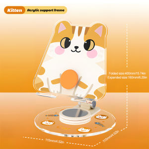 T18 Cartoon Tablet Stand Foldable Adjustable Desk Holder Anti-Shake for iPad Phone⚡PH deliveryIn stock⚡