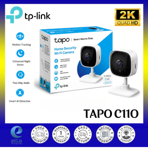 TP-Link Tapo C110 3MP Full HD Wireless WiFi Smart Security Surveillance IP Camera - WARRANTY