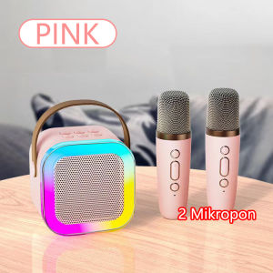 Speaker Microphone Karaoke Set Bluetooth Mini Full bass Portable