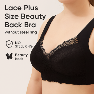 Plus Size Bra Soft Comfortable and Breathable Outline Corset Delicate Anti-slip Process