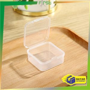 FH-C1165 Kotak Perhiasan Mini Transparan Kotak Obat Aksesoris Kecil / Wadah Kecil Kotak Plastik Mini