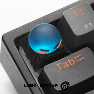 Lobo Cute Slime Artisan KeyCaps For Mechanical Keyboard Custom Handmade Resin Keyboard Caps Rimuru Tempest Key Cap Accessories