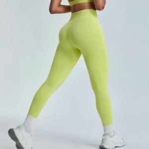 High-Waisted Butt-Lifting Yoga Pants Stretchy Slimming Abdomen Controlling Quick-Drying Fitness Long Pant Sport MS1093-A