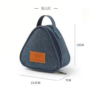 Mini Triangle Insulation Bag Aluminum Foil Thermal Cooler Lunch Tote Student Rice Ball Bag Lunch Box