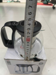 Bình lọc trà thủy tinh có lọc inox 304 cao cấp Lilac 700ml