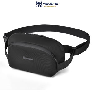 MENSPE Mens Chest Bag Waist Bag Fashion Bag Waterproof Film Bag Leisure Bag Sports Bag Large Capacity Casual Bag Outdoor Fitness Bag Travel Bag Business Bag
