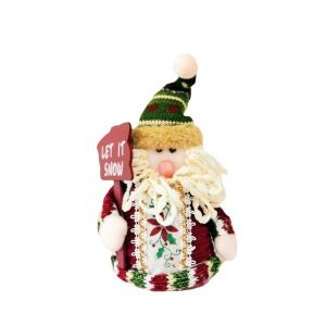 CONISTON Snowman Christmas Tree Pendant Santa Claus Elk Xmas Tree Drop Ornaments Cute Doll Christmas Tree Decor Kids Gifts