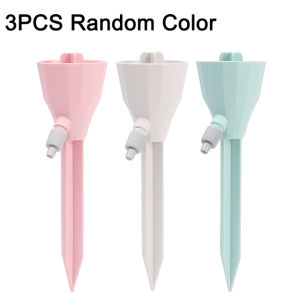 3pcs Automatic Plant Watering Head Drip Irrigation Watering Plants the Wearable Head Can be Used with All Kinds of Drinking Water Bottles