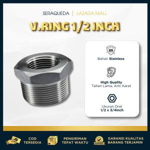 Seraqueda Vring Stainless Original SUS 304 - 1/2 Vlok RingHot