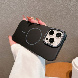 Magnetic Case For iPhone 13 11 Pro Max 16 14 15 12 Pro Max PC Matching Thin Circle Phone Case