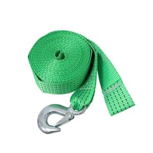 19.7/26.2/32.8ft Heavy Duty Strap Trailer Winch Strap for Towing Vehicles Boats Replacement Winch Strap with Safety Hook