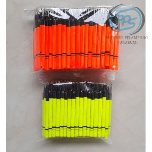 Pelampung pancing bulu merak 8 cm