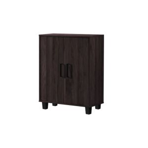 Living Mall Gemma Shoe Cabinet Fully Laminated Back Panel Thick Particle Board