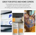 30 Sheets Transparency Film Paper, 8.5x11 Inches Transparent Film for Ink Jet Printer, 100% Transparencies Printing Transparent Film Sheets for Overhead Projector, Silk Screen Printing. 