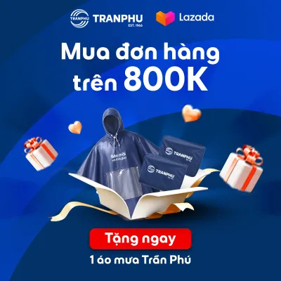 Áo Mưa Cánh Dơi Trần Phú Size Rộng Bao Phủ Xe Có Kiếng Đèn Xe Trong Suốt An Toàn Chạy Xa