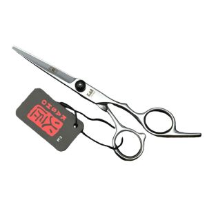 (2 pcs)Japan 6 inch stainless steel 440C imported hair salon scissor barber cutting sparse Thinning Scissor genuine hair style special tool set