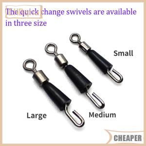 [COD] EHBqna SPORTS 30pcs Fishing Tackle Connector Feeder อุปกรณ์ตกปลาหมุน snaps สำหรับ carp Fishing Quick change Feeder หมุนวิธี