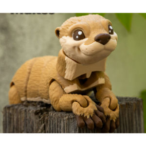 Mainan Otter Artikulasi – Action Figure Hewan Lucu Koleksi dekorasi V2 terpopuler