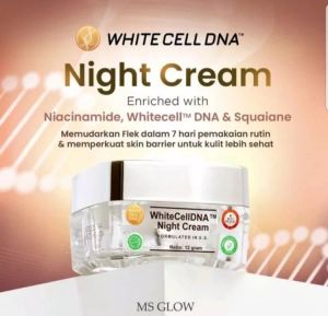 Ms Glow Paket Beauty White Cell DNA | Day Cream / BB Cream | Mencerahkan Kulit | Glowing Treatment