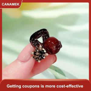 【CANAMEK】 Dễ thương Mini lấy Clip của phụ nữ đầu cá mập clip nhỏ thanh lịch Rhinestone kẹp tóc kẹp tóc barrettes mũ nón Phụ kiện tóc
