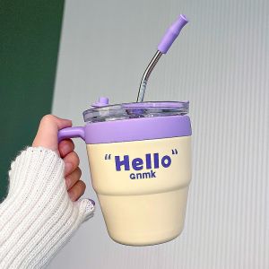 แก้วกาแฟร้อน เย็น 480 ML แก้วเก็บความร้อน แก้วเก็บความเย็น แก้วกาแฟยอดนิยม แก้วกาแฟร้อน ยอดฮิต HEIIOแท้%