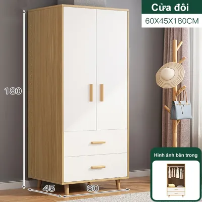 NES Tủ quần áo gỗ 2025 kiểu mới Sức chứa lớn và lắp đặt dễ dàng Bán hàng trực tiếp từ nhà máy