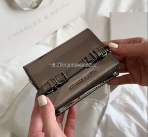 ví nữ kèm dây mini size 10.7*8*2.2cm full box CK6-10681144 HA