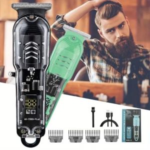 SKJK Trimmer Hair Clipper Stainless Steel Barber Shop Hair Cutting Machine Gifts Lawn Mower Haircut Machine