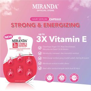 Miranda Hair Vitamin || Serum (Vitamin Rambut) Blister 6x1ml || Miranda Capsule