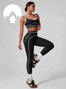 Womens Seamless Yoga Set - Sports Bra & High Waist Leggings Activewear for Gym Workout Fitness Exercise Stretch Athletic Outfit2026