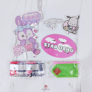 DIY diamond painting stand acrylic dekorasi sanrio kartun hadiah kado DPT003
